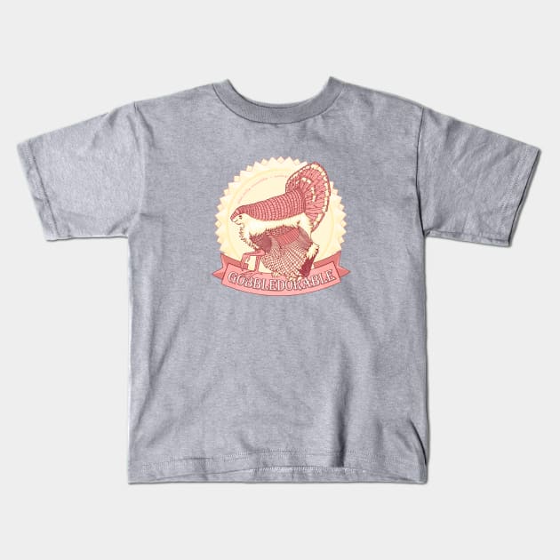 Gobbledorable - Pink Fairy Armadillo x Turkey Kids T-Shirt by Halfsies